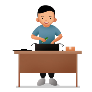 Online Method of Assembling a Computer